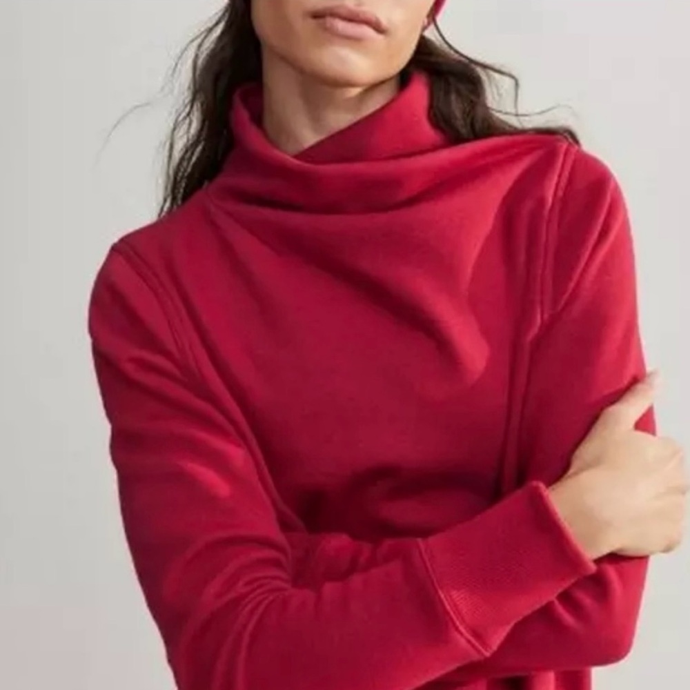 Athleta | Cozy Karma Twist Neck Sweatshirt